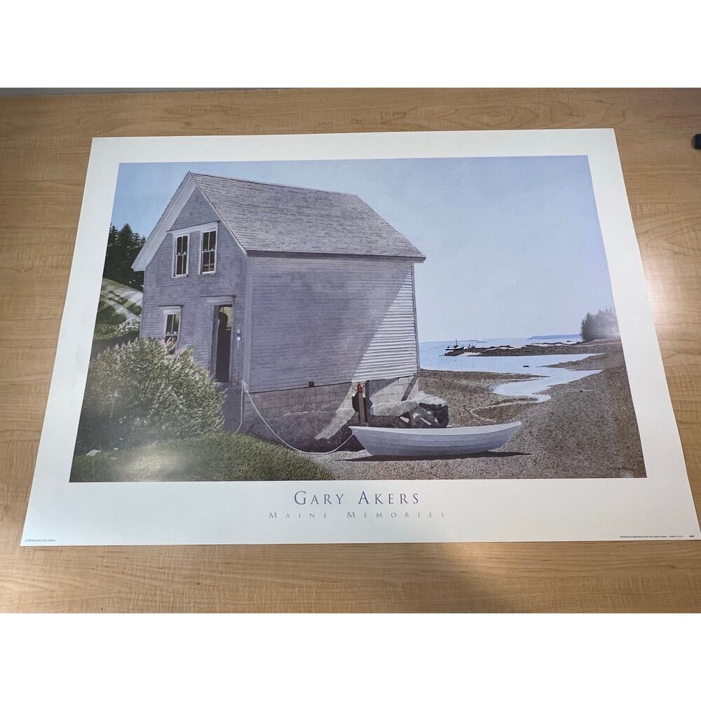 Gary Acres Maine Memories‎ Print Poster Midcoast Maine Art